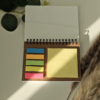 Carry-Friendly Notebook with Stickies