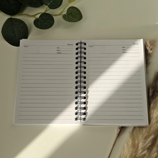 Carry-Friendly Notebook with Stickies